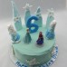 Frozen Cake - Elsa & Anna Buttercream (D,V)